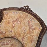 Chaise longue decorated with butterflies in Louis XVI style from the Napoleon III period