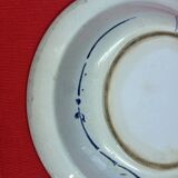 Shallow dish Creil and Montereau, Yedo, ideogram XIX century - 24.5 cm