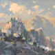 Huile de paysage de montagne