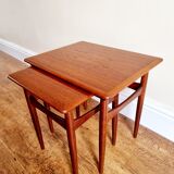 Vintage nesting tables by Kai Kristiansen, 1960s