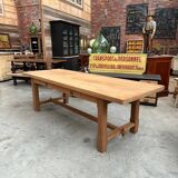 Solid mahogany farm table