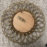 Wicker mirror