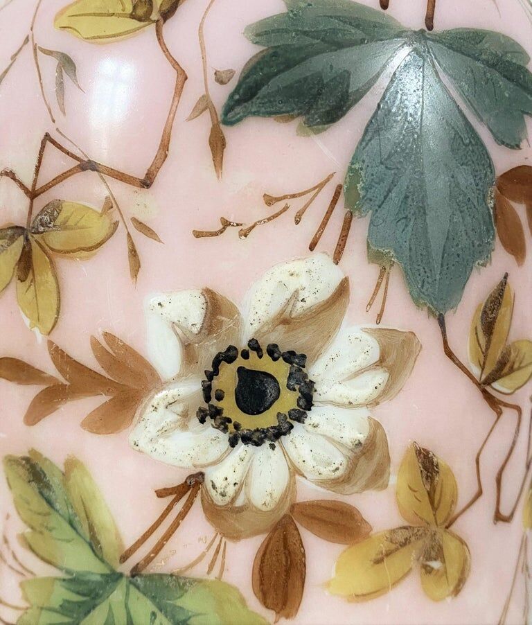 Opaline pink vase Napoleon III period