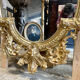 Mirror with Putti in Gilded Wood from the Napoléon III Period 1.96m x 1.33m