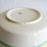 Salad bowl gien flowers gold