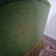 Toad sofa with velvet fringes