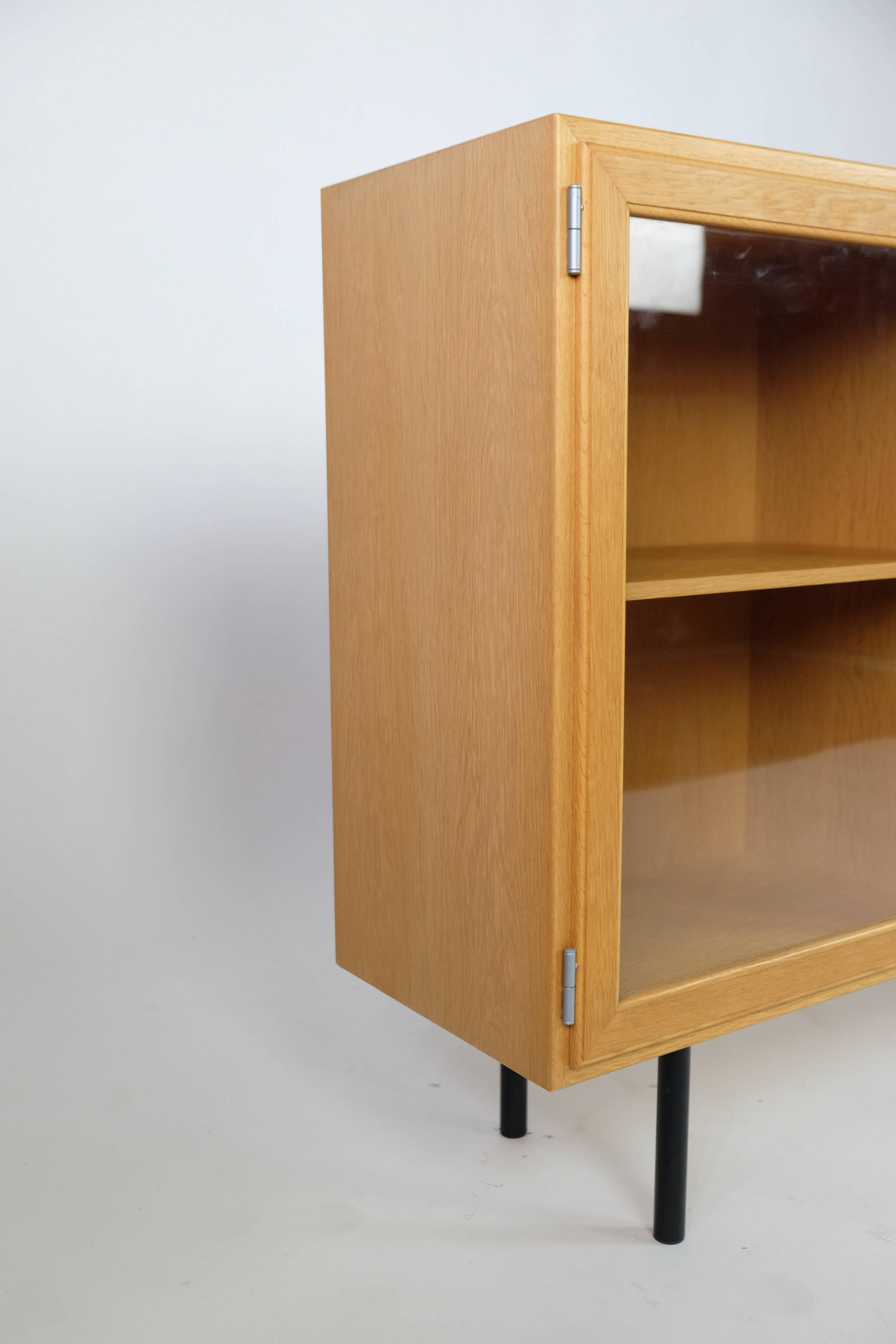 Vintage Sideboard Vitrine Eiche Danish Design 70er Dänisch 70s