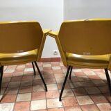 Paire de fauteuils Joseph André Motte edition Steiner