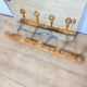Turned wooden coat rack