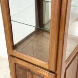 Solid walnut display case