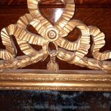 Louis XVI style gilded mirror