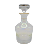 Carafe en verre irisé