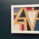 Swedish Oil on Canvas on Board – “Geometric Abstract” by C.A. Ekvall