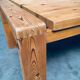 Scandinavian Modern Design Solid Pine Coffee Table, 1970s
