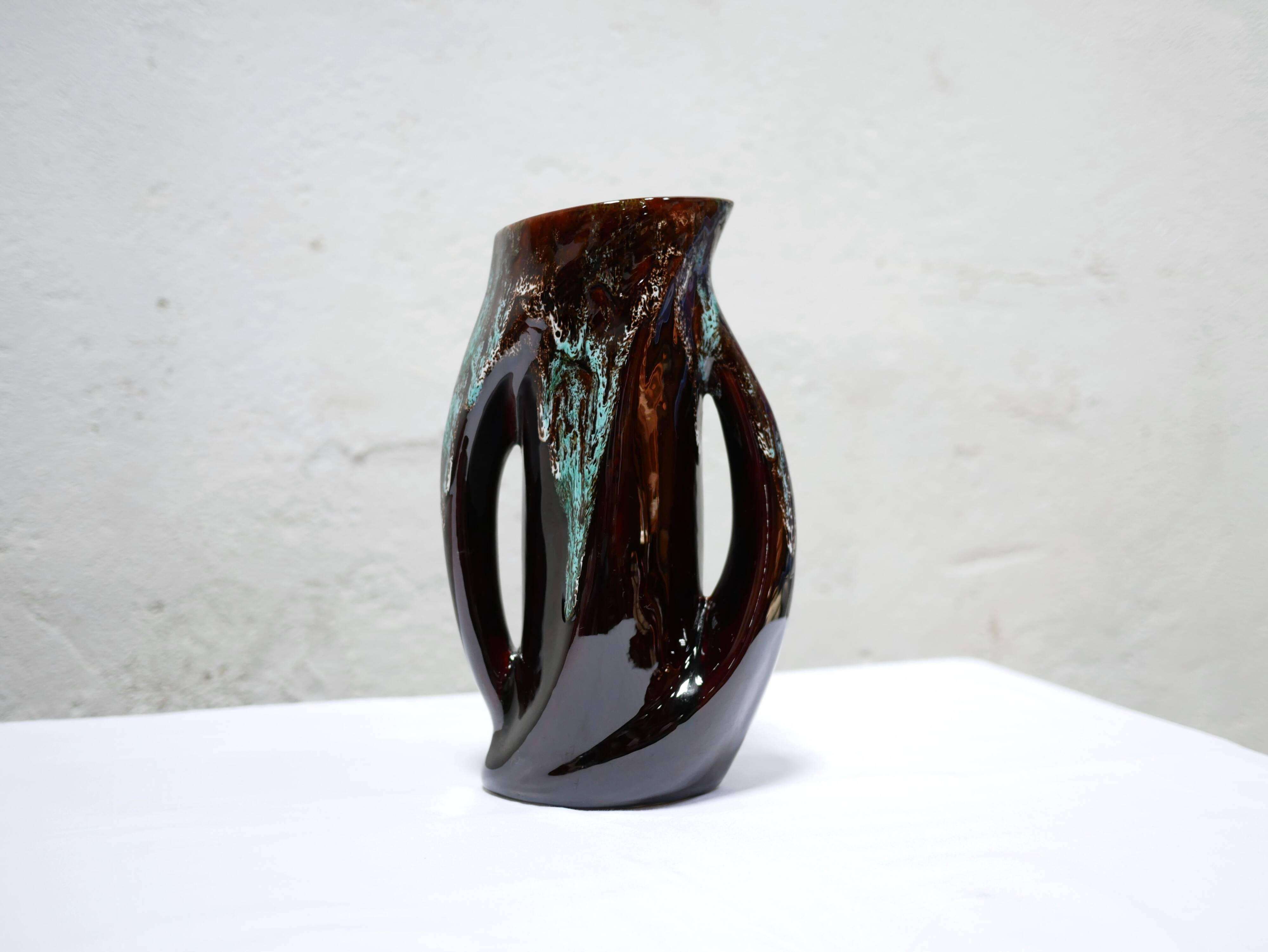 Vallauris vintage ceramic vase