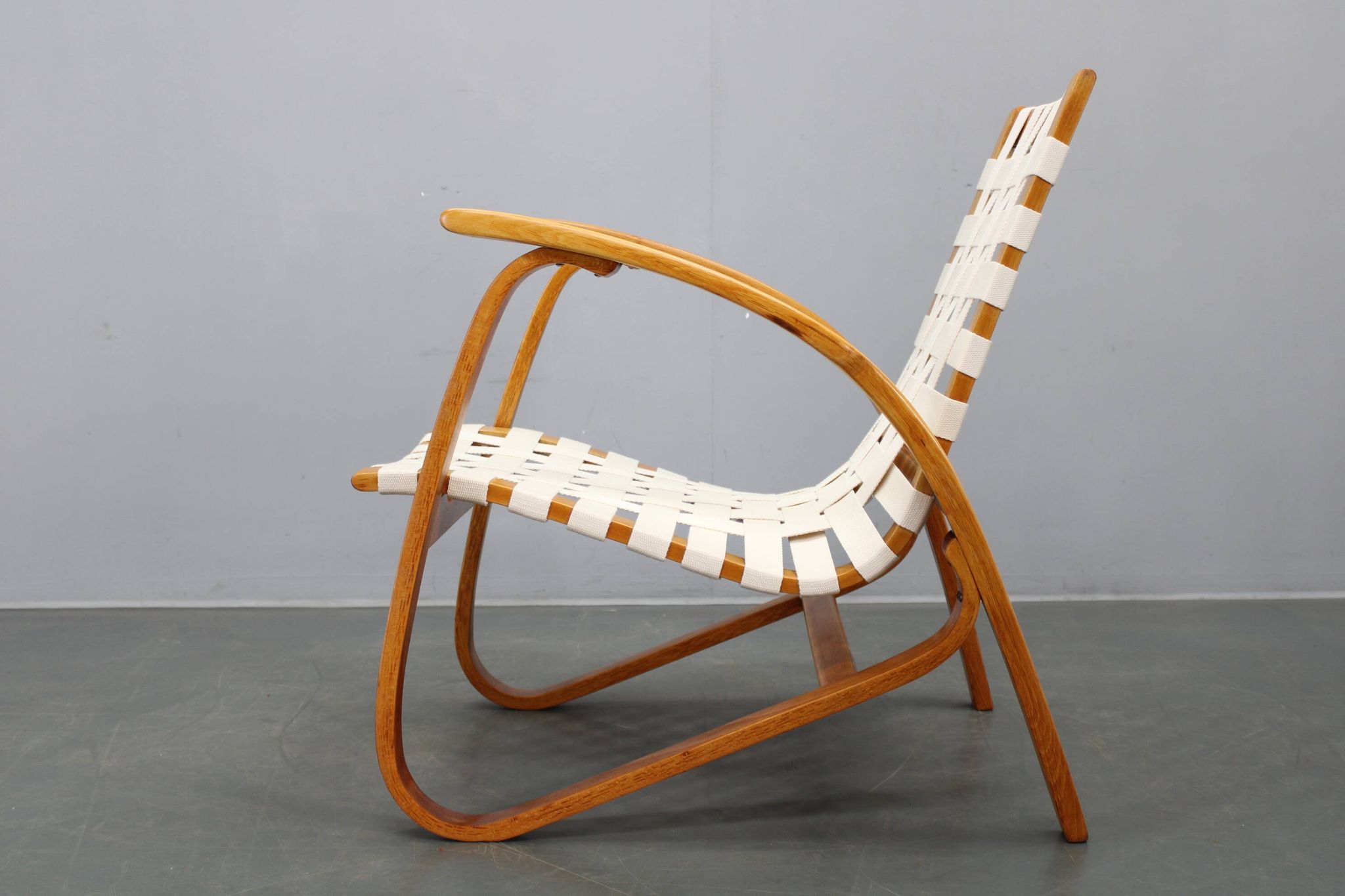 Mid-century bentwood armchair by Jan Vaněk, Czechoslovakia