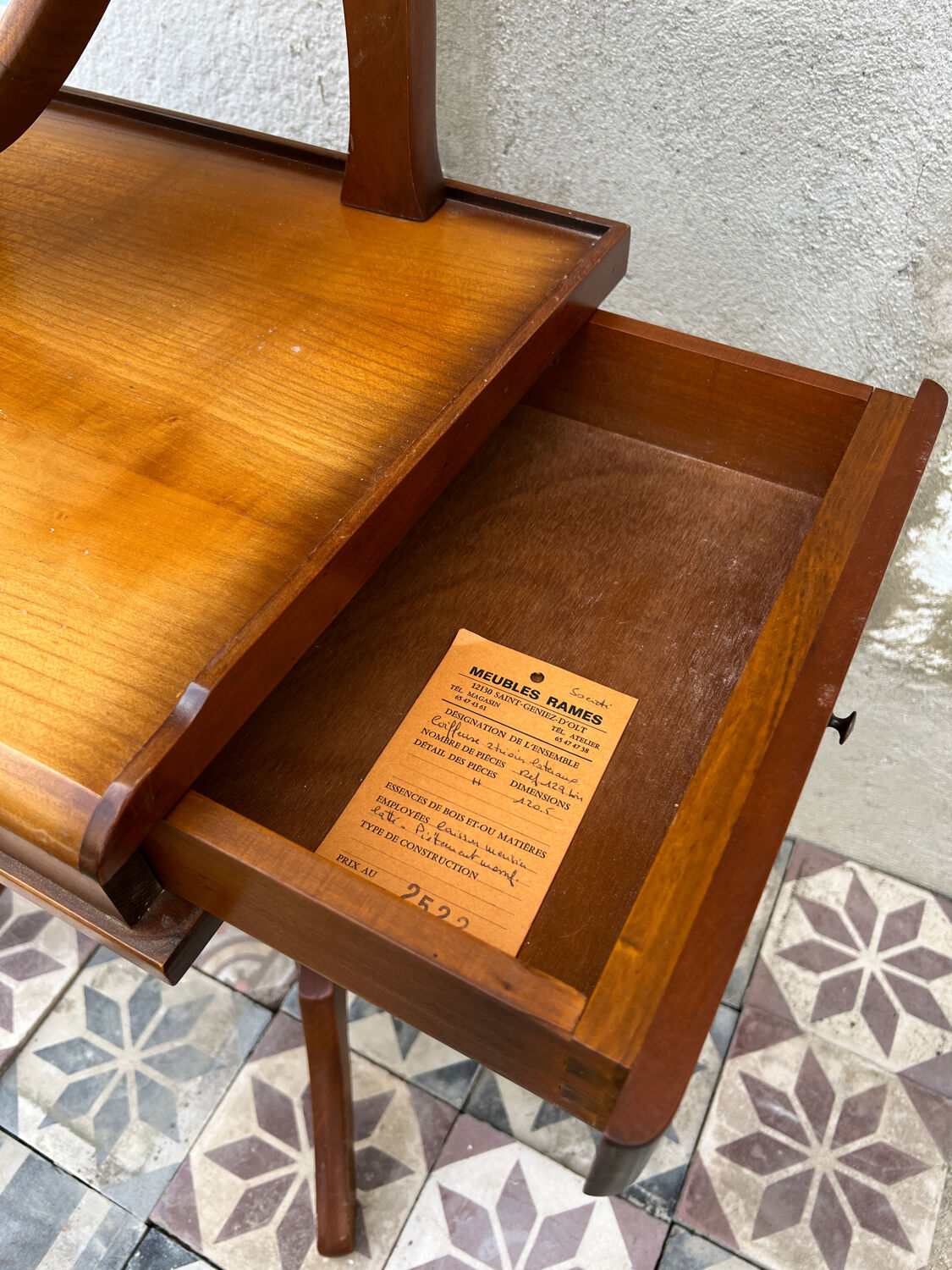 Wooden dressing table