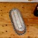 Vintage woven metal basket