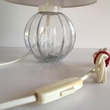 Lamp glass ball blown mathias vintage