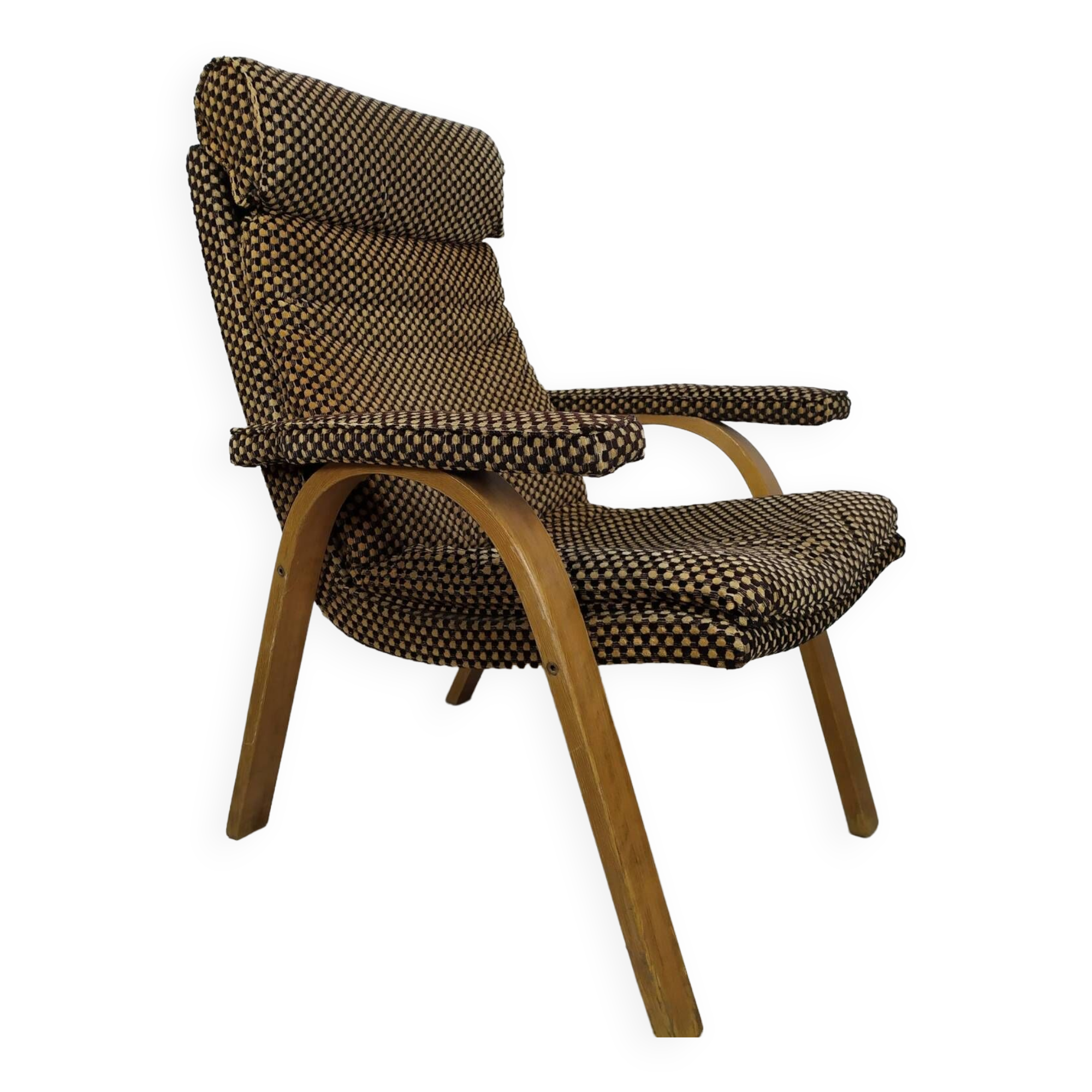 2 vintage Baumann armchairs