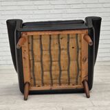 1960s, Danish armchair by Aage Christensen, furniture leather.