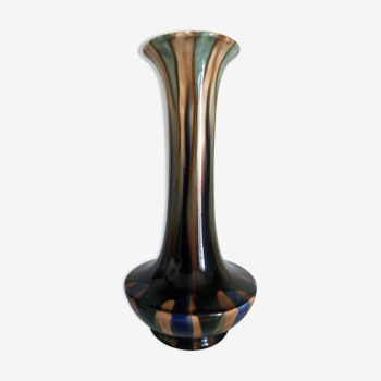 Vase Art Déco en céramique de Fives/Lille Gustave de Bruyn