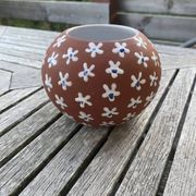 Vase floral en céramique par Edith Nielsen pour Zeuthen Keramik