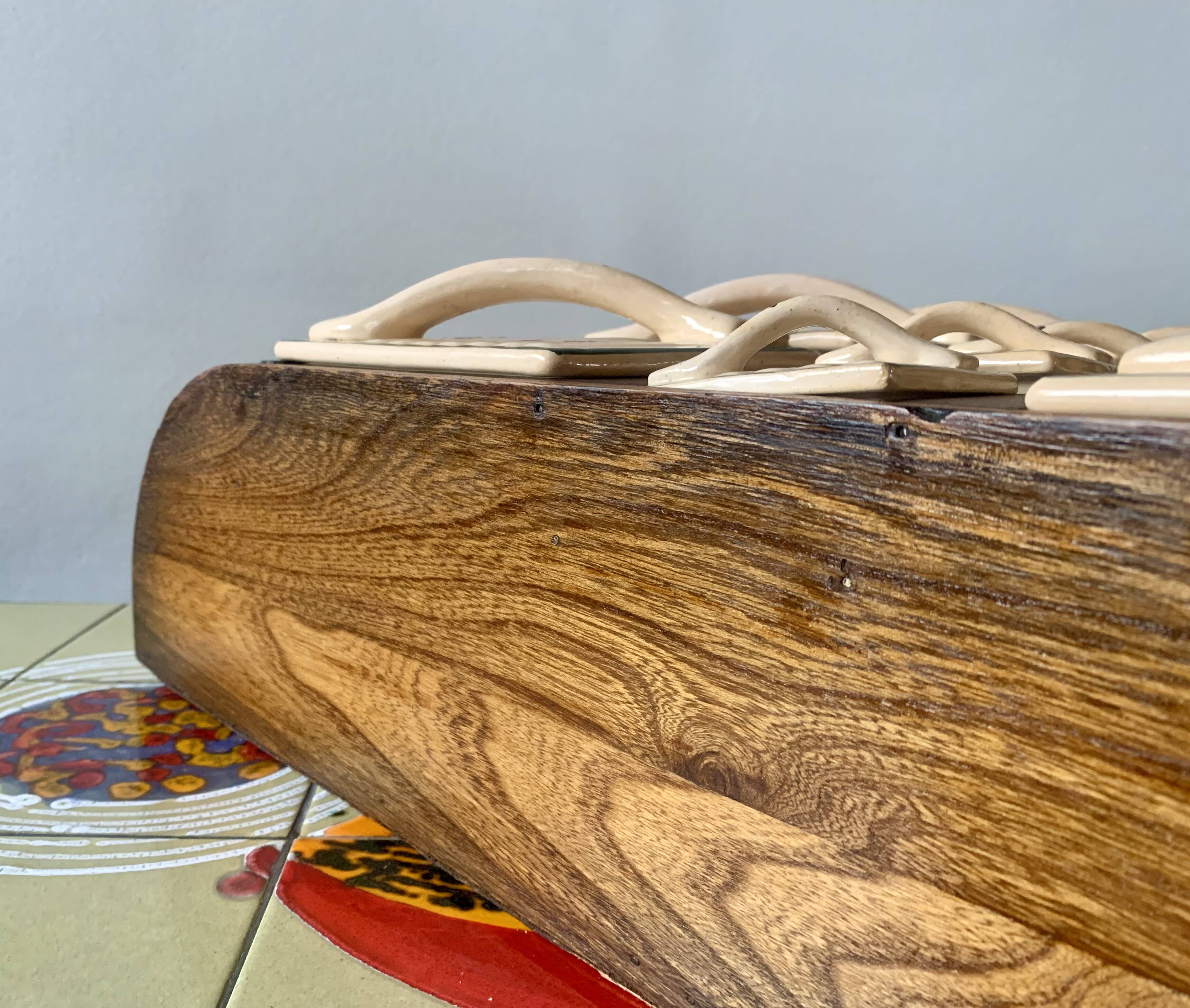 Art Deco wall spice rack