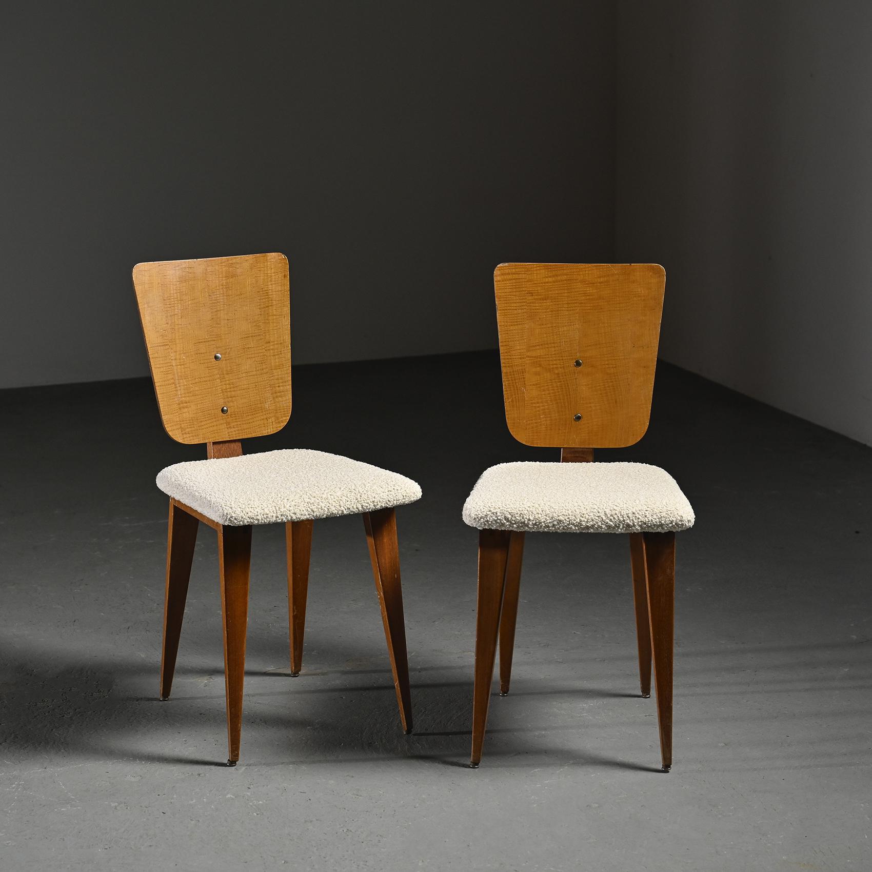 Paire de chaises par André Sornay, Lyon France
