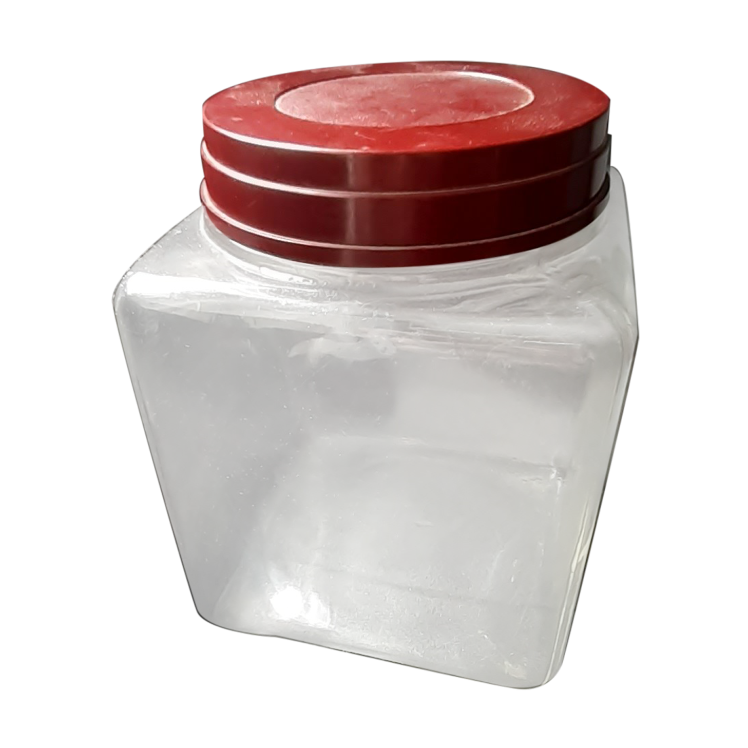 Jar grocery square lid Bakelite