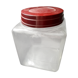 Bocal épicerie carré couvercle Bakelite