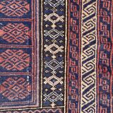Vintage carpet turkmen belutch afghan 81x123 cm