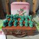 Lot de 12 porte couteaux en barbotine
