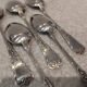 5 tablespoons 800 silver Swiss goldsmith Jezler model Muguet