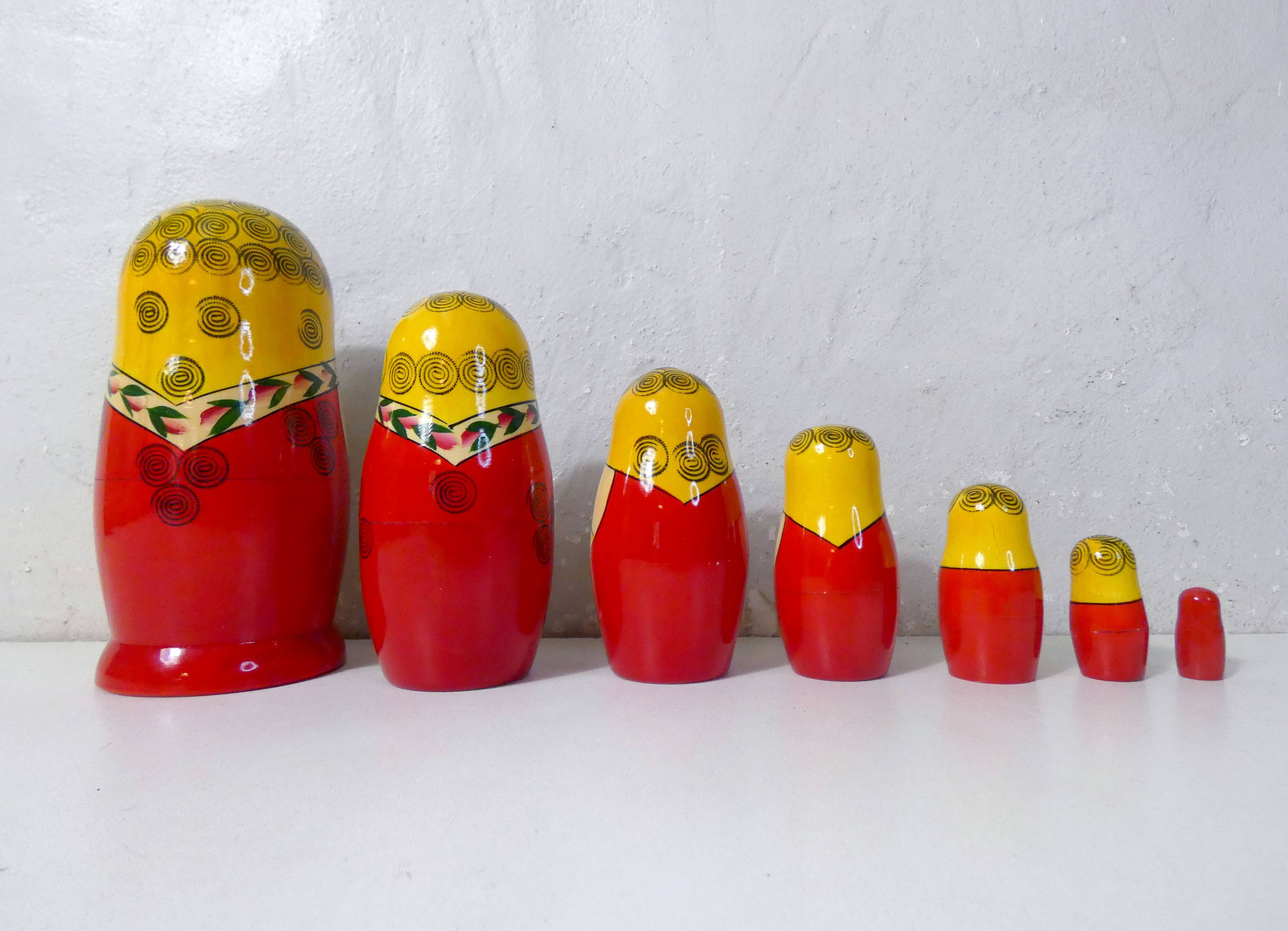 Folk Art Matryoshka Russian Dolls