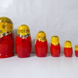 Folk Art Matryoshka Russian Dolls