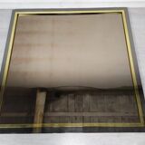 Mirror square brass design