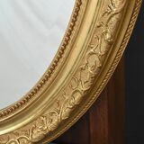 Large Gilded Wood Mirror, Louis XV Style – Part 2 of the 19th Century