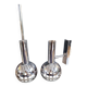 Vintage chrome wall and pendant light set