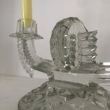 Art Deco 2-branched candle holders
