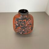 Fat Lava Ceramic Pottery Vase Heinz Siery Carstens Tönnieshof, Germany, 1970s