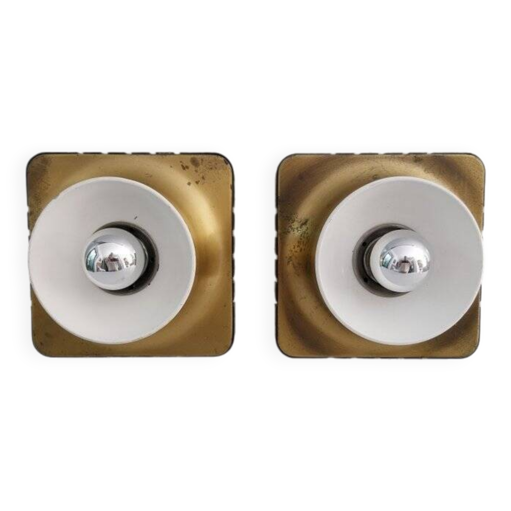 Pair of Italian wall lights from the 70s