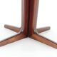 1960s Danish Round Wooden Extendable Table