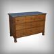 Mahogany commode, Louis XVI period – late 18th century.