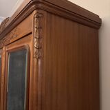 Raw wood wardrobe woodwork