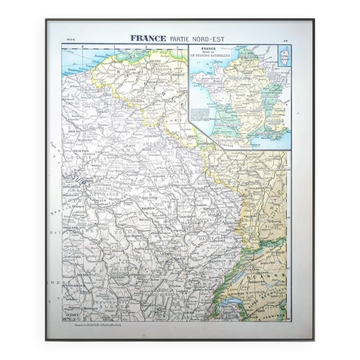 Imprimée en 1900, France Nord-Est.