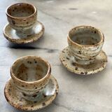 5 Gustave Tiffoche egg cups