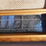 Radio TSF vintage, poste radio art déco