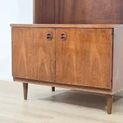 Bibliothèque scandinave en bois massif, style Mid-Century, années 1960