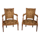 Pair of Louis XVI-style cabriolet armchairs – 18th century